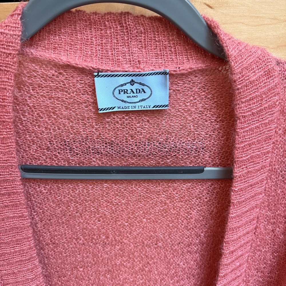 Prada Women's Pink Cardigan
